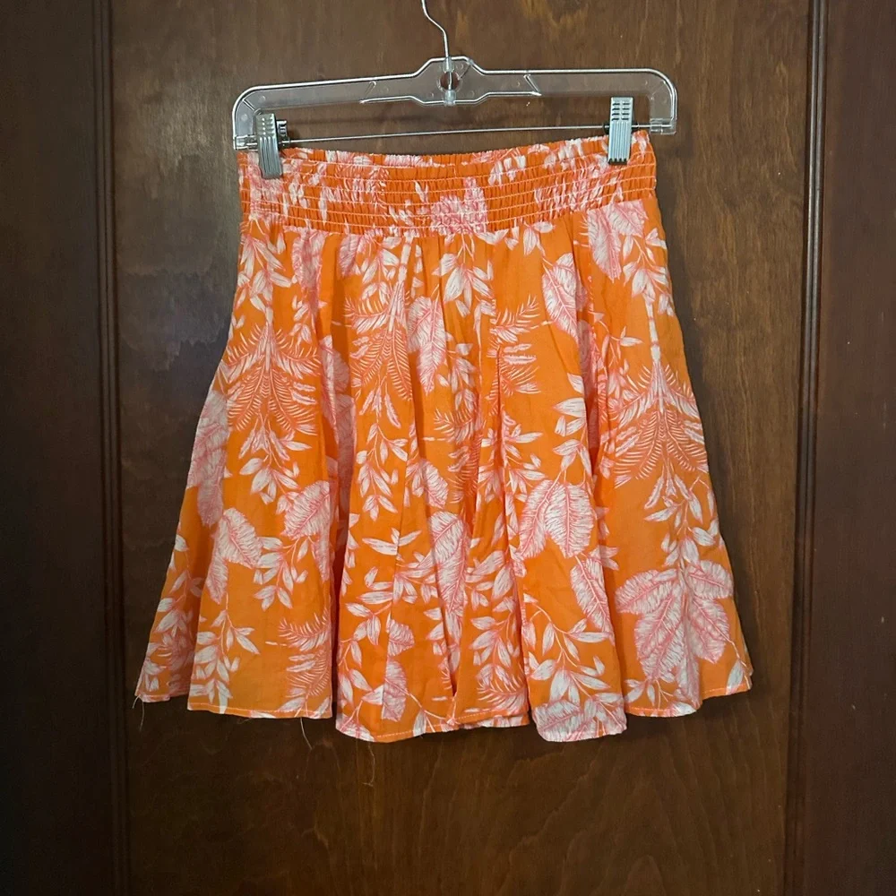 Anthropologie Maeve Ruffled A-Line Mini Skirt XSP